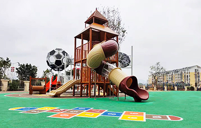 沙縣第6幼兒園大型滑梯組合項(xiàng)目